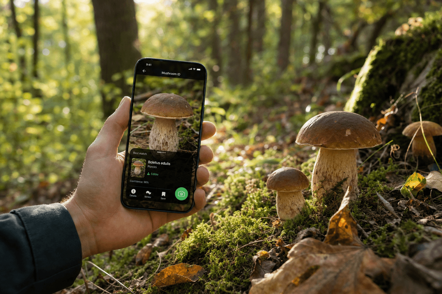 How to identify a mushroom from a photo: apps, neural networks and key features